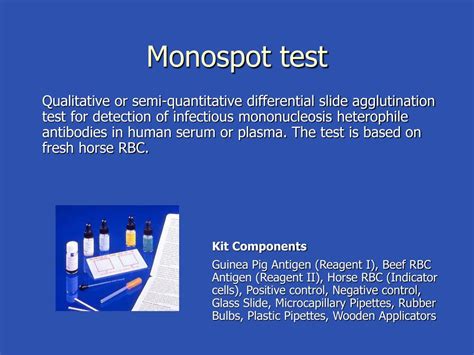 monospot blood test bottle|heterophile mono screen positive.